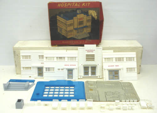 Plasticville HS-6 Vintage O Hospital Kit