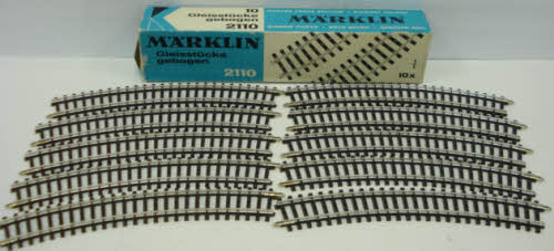Marklin 2110 HO 295R K Curved Track Section