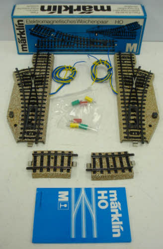 Marklin 5137 HO Metal Track 2-Way Swich Turnout (Pack of 2)