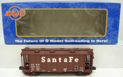 Atlas 6354-1 O Gauge Santa Fe Airslide Covered Hopper #310121 (3-Rail)