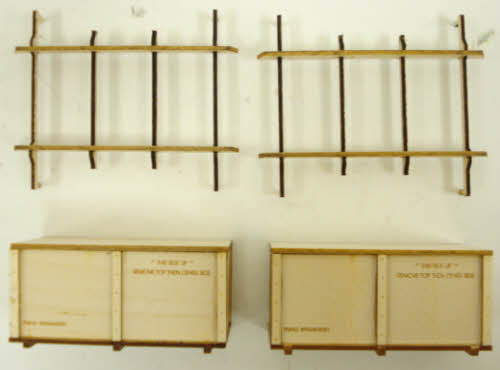 Weaver P778 Wood Crates and Supports for 40' Flat Car