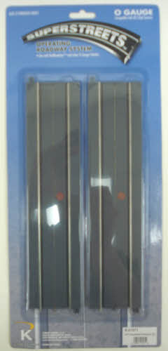 Lionel 6-21571 O SuperStreets 10" Insulated Roadway Sections (Pack of 2)