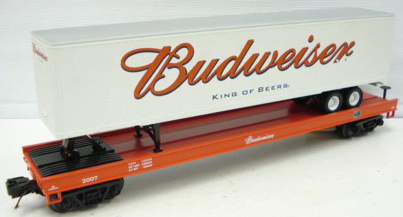 MTH 20-98604 Budweiser Flat w/48' Trailer