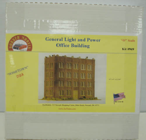 Korber 969 O Scale General Light & Power Office Building Kit