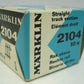 Marklin 2104 HO 1-1/4" K Straight Track Section