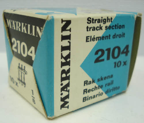 Marklin 2104 HO 1-1/4" K Straight Track Section