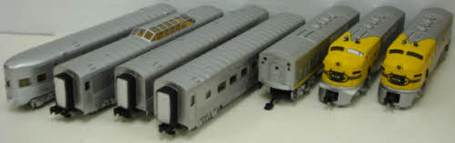 MTH 30-2762-1 Santa Fe F-3 ABA O Gauge Diesel Passenger Train Set w/PS 2.0
