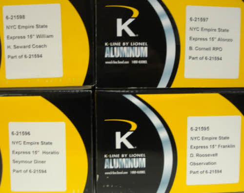 Lionel 6-21594 NYC Empire State Express Pass. Car 4-Pack