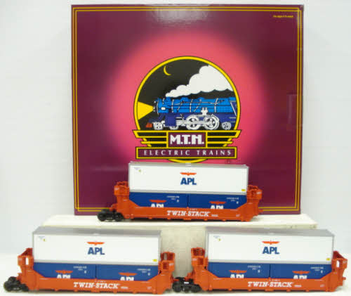MTH 20-90372 O Southern Pacific Twin Stack Container Set (Set of 3)