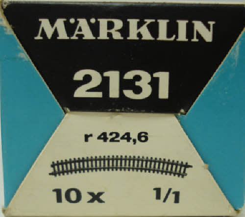 Marklin 2131 HO R424 K Curved Track Sections