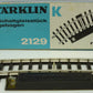 Marklin 2129 HO Curved Switch Track Section