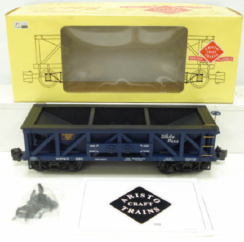 Aristo-Craft 81407 G Scale White Pass & Yukon Coal Hopper Car