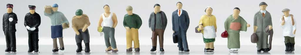 TomyTec 265887 N Japanese Tourist Figures (Set of 12)