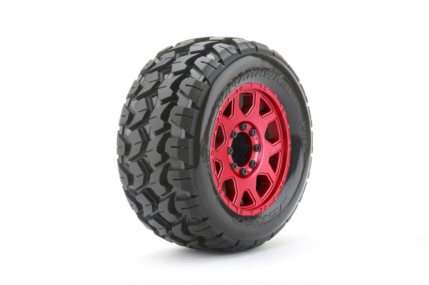 Jetko Tires 1801CRMSGBB2 1:8 MT 3.8 EX-Tomahawk Medium Soft Belted Tire
