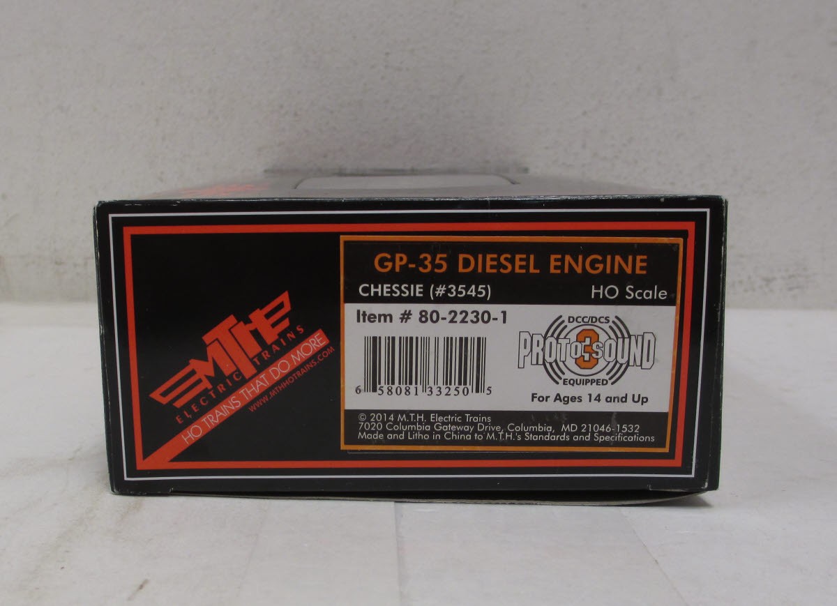MTH 80-2230-1 HO Scale B&O Chessie Systen GP-35 Diesel w/ PS 3.0 #3545