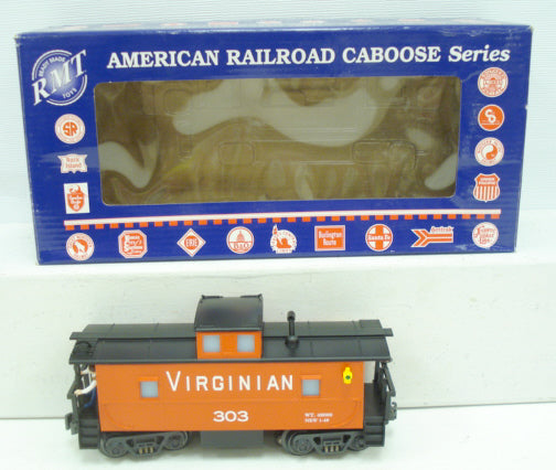 RMT CAB351 O Scale Virginian Lighted Caboose w/ Marker Lights & Figure #303