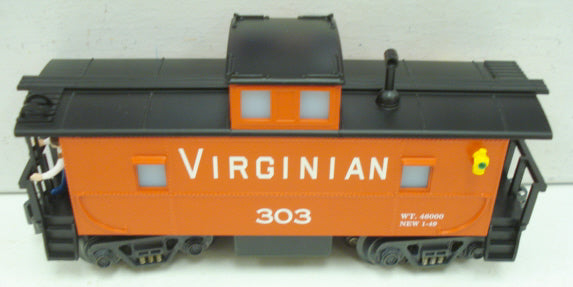 RMT CAB351 O Scale Virginian Lighted Caboose w/ Marker Lights & Figure #303