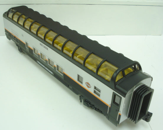 MTH 30-67477 Harley Davidson 60' Streamlined Full-Length Vista Dome Car