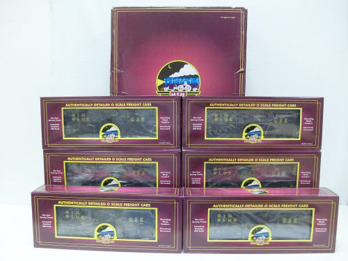 MTH 20-90416 O CSX 50’ High Cube Box Car Set (Set of 6)
