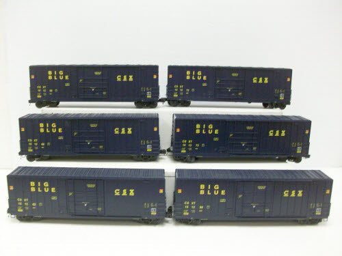 MTH 20-90416 O CSX 50’ High Cube Box Car Set (Set of 6)
