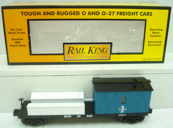 MTH 30-79249 Boston & Maine Crane Tender Car