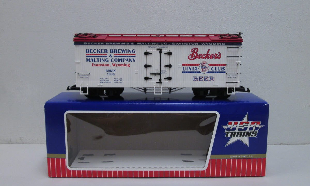 USA Trains R16375 G Scale Becker's Beer Reefer #1930