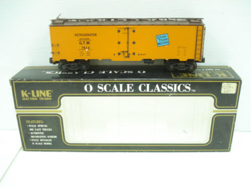 K-Line K7612 O Gauge Grande Trunk Western Classic Reefer #7612