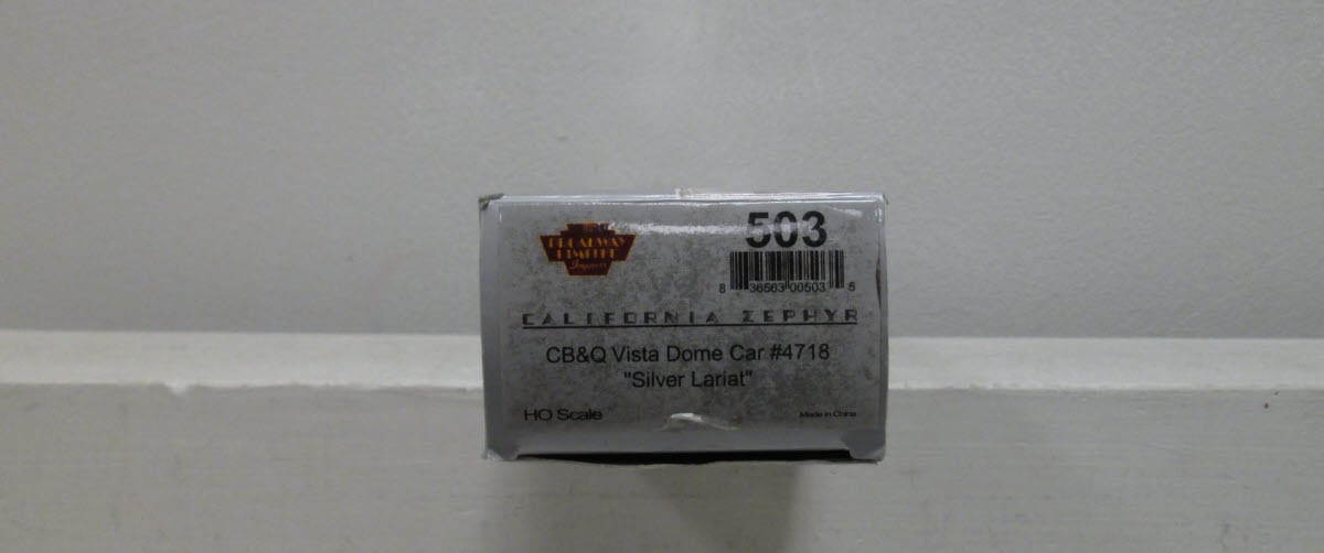 Broadway Limited 1492 HO Western Pacific California Zephyr Baggage Car #802