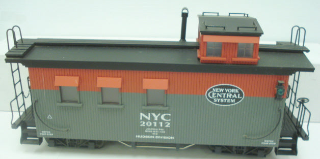 USA Trains R12011 G Scale New York Central Wood Side Caboose #20112