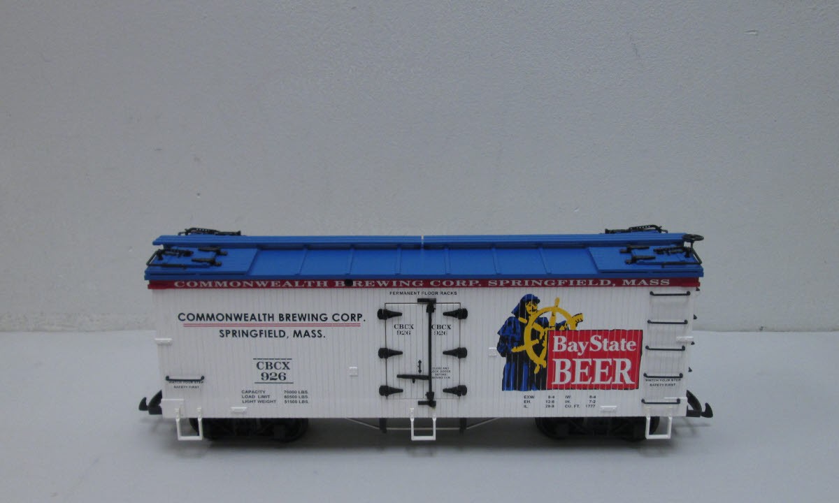 USA Trains R16376 G Scale Bay State Beer Reefer #926