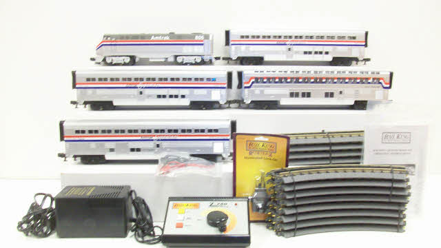 MTH 30-4018-0 O Gauge Amtrak RailKing Genesis Diesel Passenger Train Set w/Horn