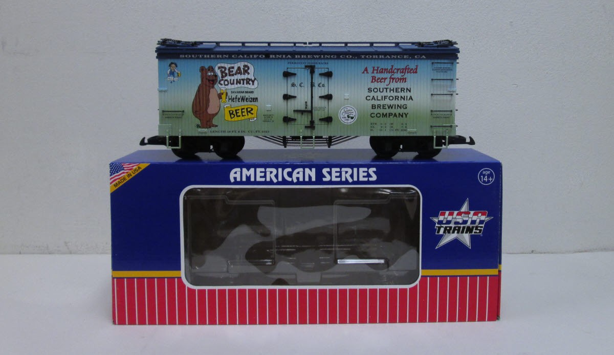 USA Trains R16419 G Scale Bear Country Beer Refrigerator Car