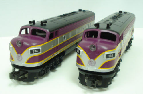 Williams F7-201 ACL F-7 ABA Diesel Set w/Horn