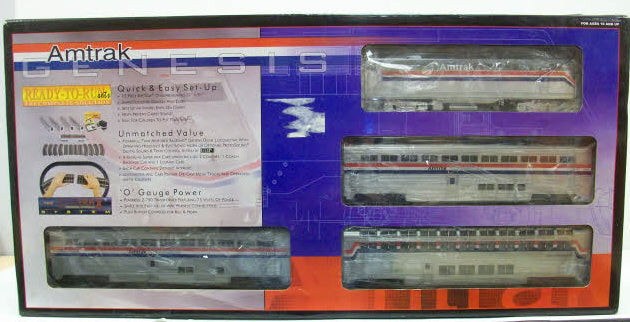 MTH 30-4018-0 O Gauge Amtrak RailKing Genesis Diesel Passenger Train Set w/Horn