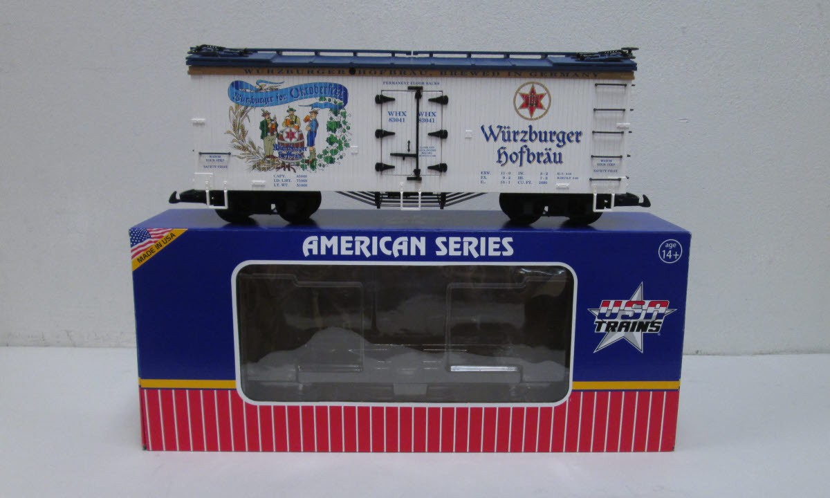 USA Trains 16402 G Scale Wurzburger Hofbrau Refrigerator Car