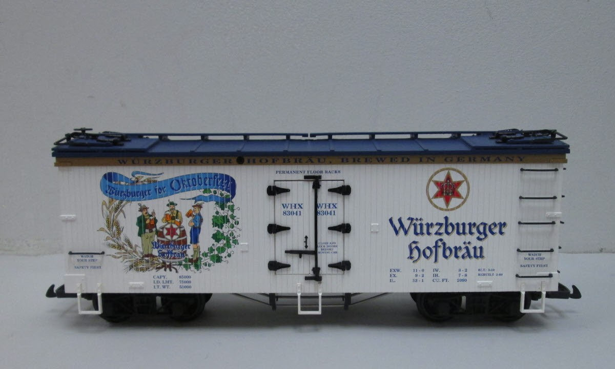 USA Trains 16402 G Scale Wurzburger Hofbrau Refrigerator Car