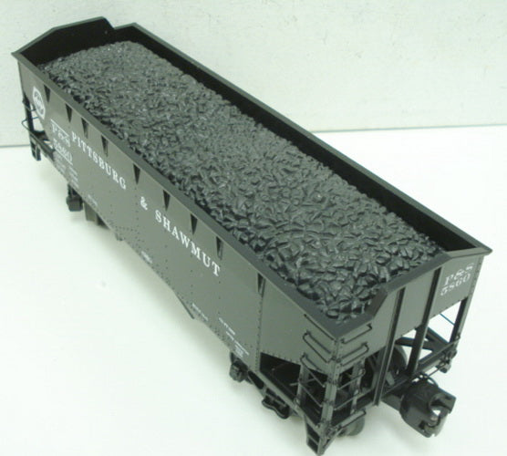 MTH 20-97680 O Pittsburg & Shawmut 2-Bay Offset Hopper Car #5860