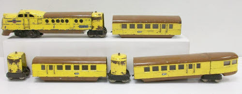 Lionel 636W Vintage O Prewar Union Pacific City of Denver Streamliner Set