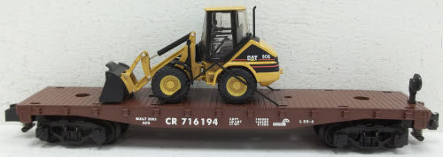 American Flyer 6-48528 S Gauge Conrail Flatcar W/ Wheel Loader #716194