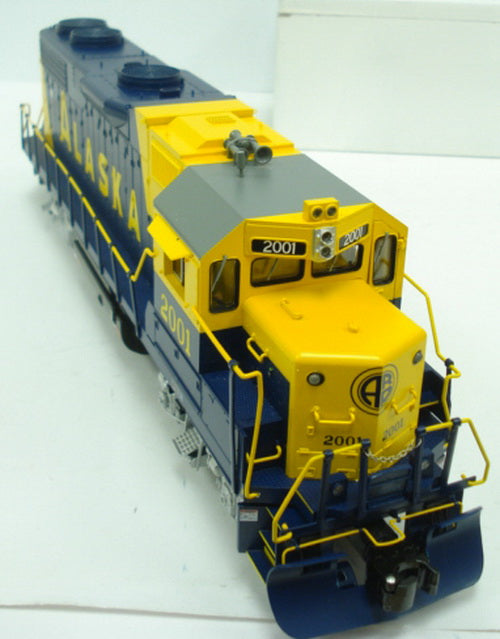 Lionel 6-28555 O Alaska GP38-2 Powered Diesel Locomotive w/RailSounds #2001