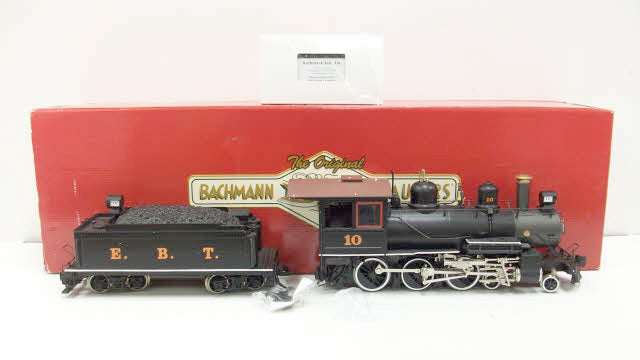 Bachmann 81093 G Gauge East Broad Top 4-6-0 Steam Locomotive & Tender #10