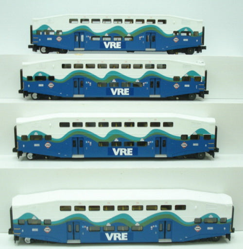 MTH 20-65053 O Virginia Railway Express Bombardier Passenger Car Set (Set of 4)