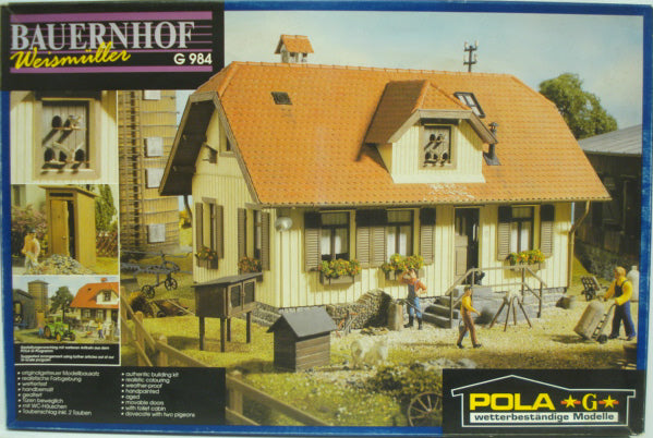 Pola 984 G Scale Weis Muller Farm House Kit