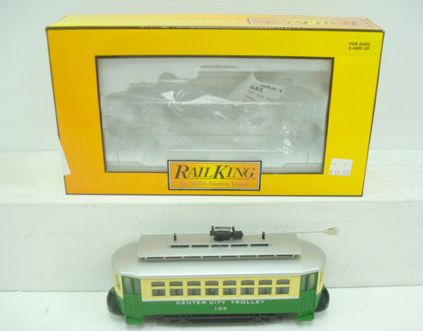 MTH 30-2545 O Gauge Center City Bump-n-Go Trolley