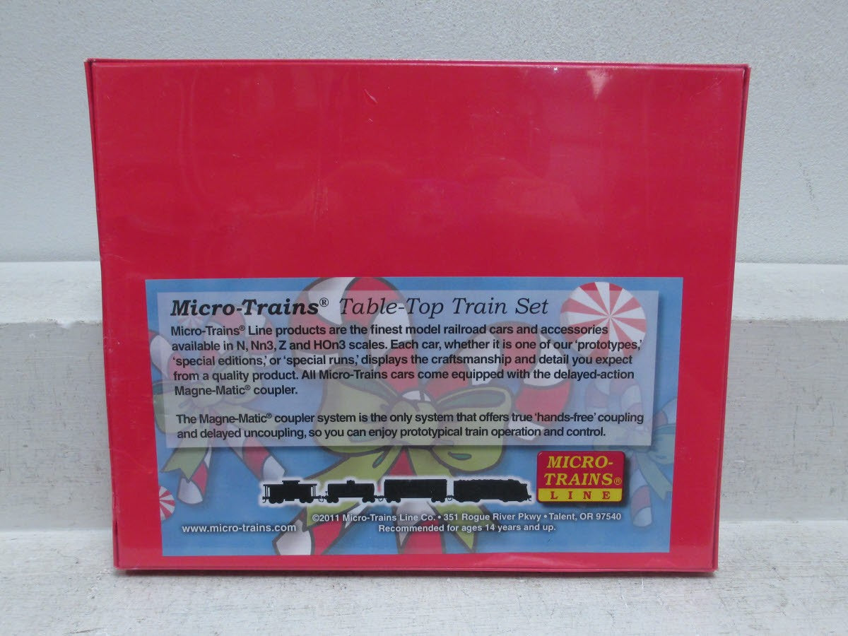 Micro-Trains 99321130 Sugarland Peppermint Co. N Gauge Steam Freight Train Set
