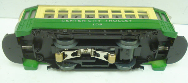 MTH 30-2545 O Gauge Center City Bump-n-Go Trolley