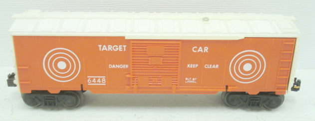 Lionel 6448 Vintage O Red Operating Target Range Car