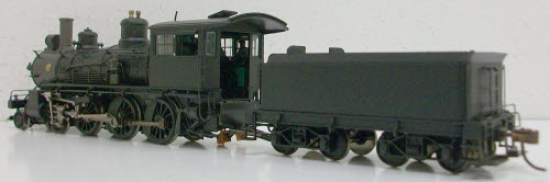 Bachmann 82301 HO Undecorated Baldwin 4-6-0 Steam Locomotive w/Tender