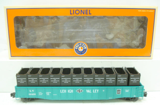 Lionel 6-17479 Lehigh Valley PS-5 Gondola with Containers
