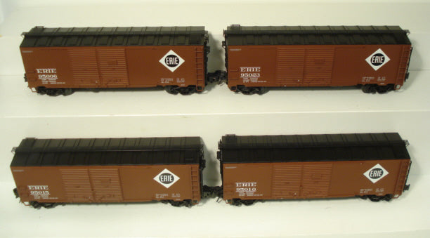 Atlas 8712 3 Rail Erie AAR Double Door Boxcar Set